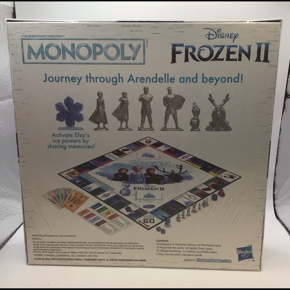 Disney’s Frozen II Monopoly Game - Picture 2 of 9